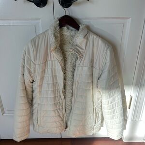 North Face Girls Reversible Mossbud Swirl Jacket